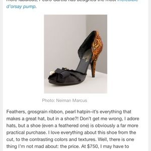 NEW Pedro Garcia D'orsay Pump